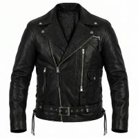 Terminator 2 Black Biker Leather Jacket
