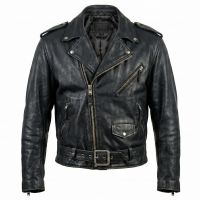 Terminator Arnold Black Leather Jacket
