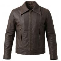 Wolverine Origins Brown Leather Jacket