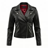 Grease Sandy Black Leather Jacket