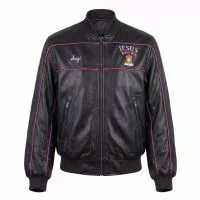 Mr. & Mrs. Smith Angelina Jolie Leather Jacket front view