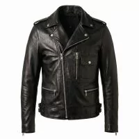 Tomb Raider Alicia Vikander Black Leather Jacket front view