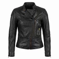 Wanted Angelina Jolie Leather Jacket front view