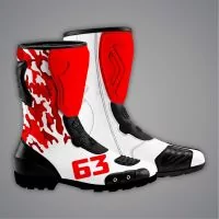 Francesco Bagnaia Leather Boots Ducati MotoGP 2026