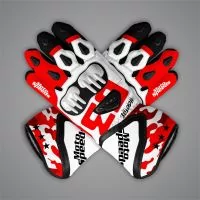 Francesco Bagnaia Leather Gloves Ducati MotoGP 2026