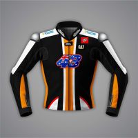 Jack Miller Black Racing Jacket KTM Winter Test 2022 front view

