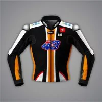 Jack Miller Black Racing Jacket KTM Winter Test 2022 front view