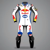 White Biker Suit