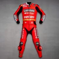 Jack Miller Leather Racing Suit Motorcycle MotoGP 2022 front view