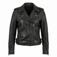 Jessica Jones Black Leather Jacket front view