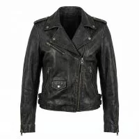 Jessica Jones Black Leather Jacket front view