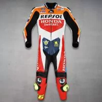 Joan Mir Repsol Honda Racing Leathers MotoGP 2024 front view