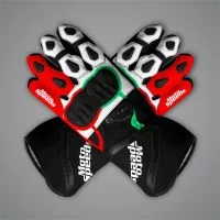 Johann Zarco Motorcycle Racing Gloves MotoGP 2024 upper view