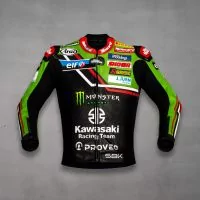 Jonathan Rea Kawasaki Biker Jacket WSBK 2023 front view