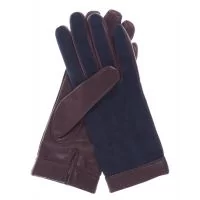 women's leather half palm gloves