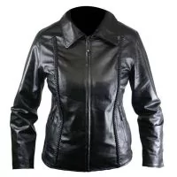 braided leather jacket