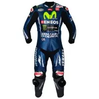 Maverick Vinales Movistar Yamaha MotoGP 2017 Suit front view