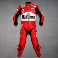 Max Biaggi Honda GP 1997 Racing Leathers front view