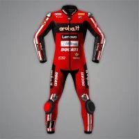 Nicolo Bulega Ducati Motorcycle Track Suit SBK 2026 front view
