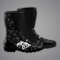Black Racing Boots