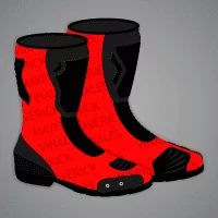 Red Racing Boots