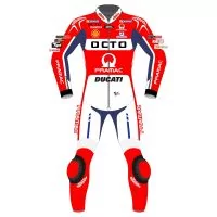 Scott Redding Ducati Pramac 2017 MotoGP Leather Suit front view