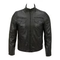 leather biker jacket mens