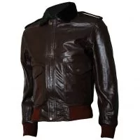 celebrities wearing leather jackets