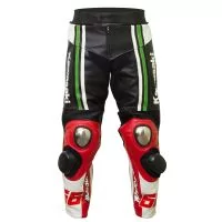 kawasaki pantalons de cuir