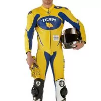 yellow racing reading suit