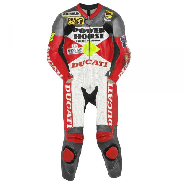 Troy Corser Ducati WSBK 1996 Leather Suit Troy Corser Ducati WSBK