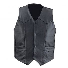 classic-black-leather-vest-for