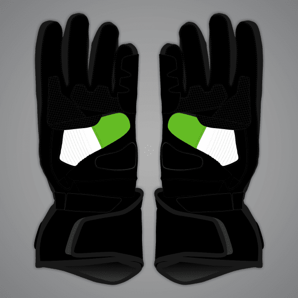 Alex Lowes WSBK Racing Gloves Kawasaki 2024