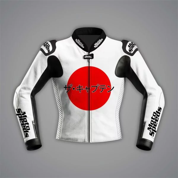 All White Motorcycle Jacket