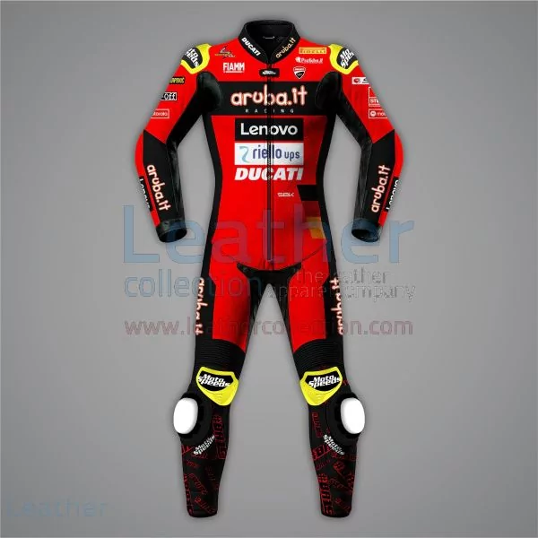 Alvaro Bautista Sports Bike Suit Ducati WSBK 2022 front view