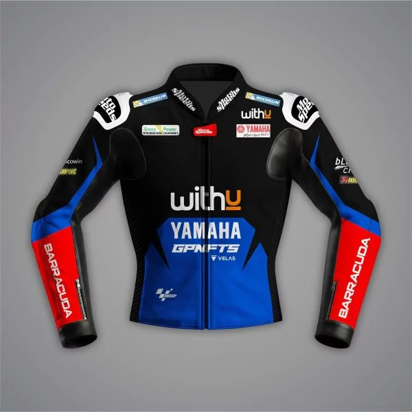 Andrea Dovizioso Yamaha Biker Jacket MotoGP 2022 front view