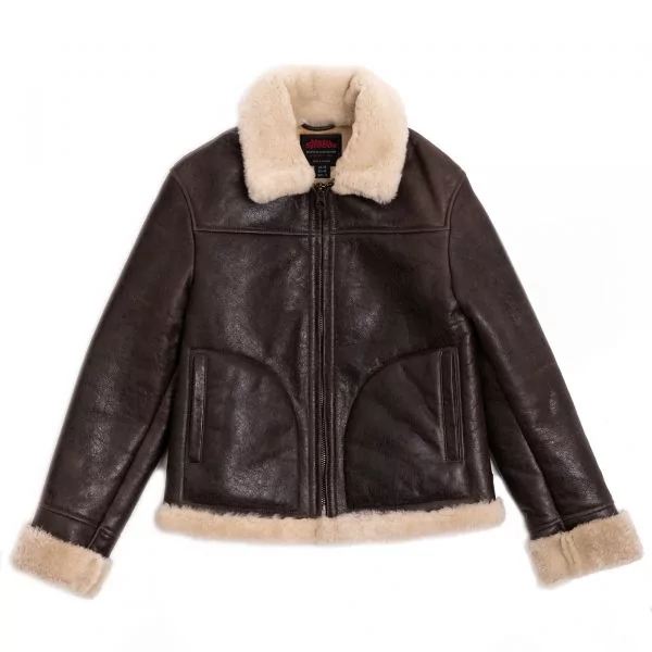 Shearling jacket aviator - Women's brown aviator | Shop