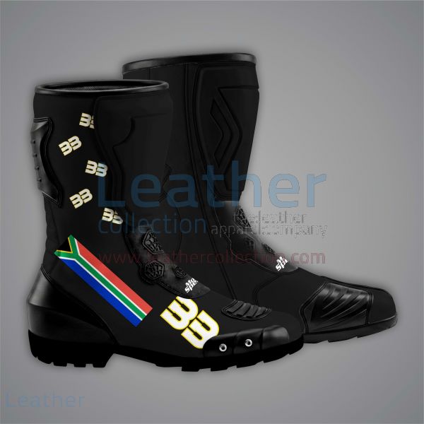 Brad Binder Moto Leather Shoes MotoGP 2024
