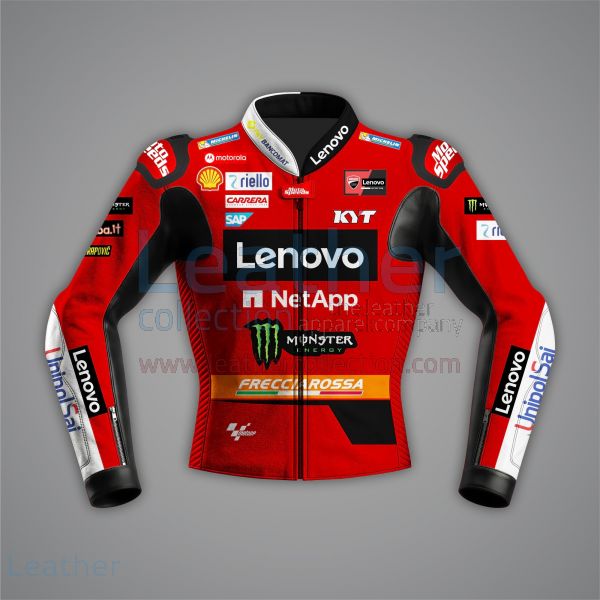 Enea Bastianini Street Racing Jacket Ducati MotoGP 2023 front view
