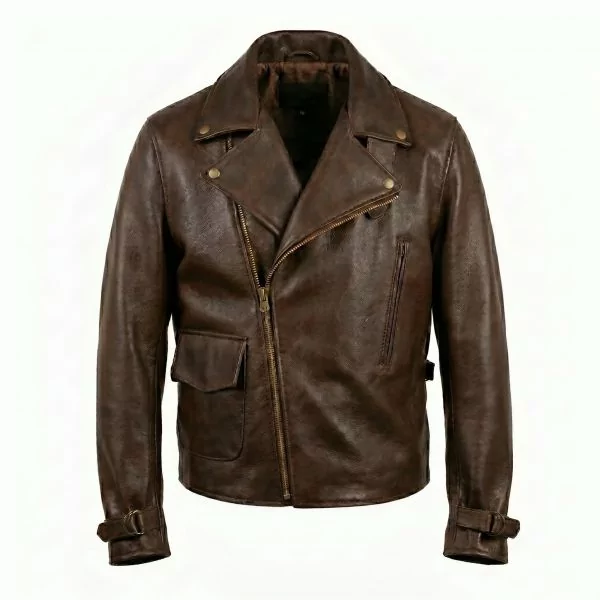 Captain America First Avenger Leather Jacket front view