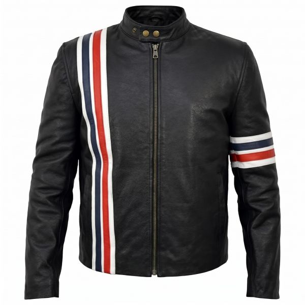 Easy Rider Captain America Leather Jacket front view