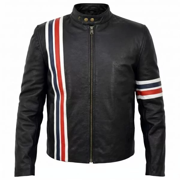 Easy Rider Captain America Leather Jacket front view