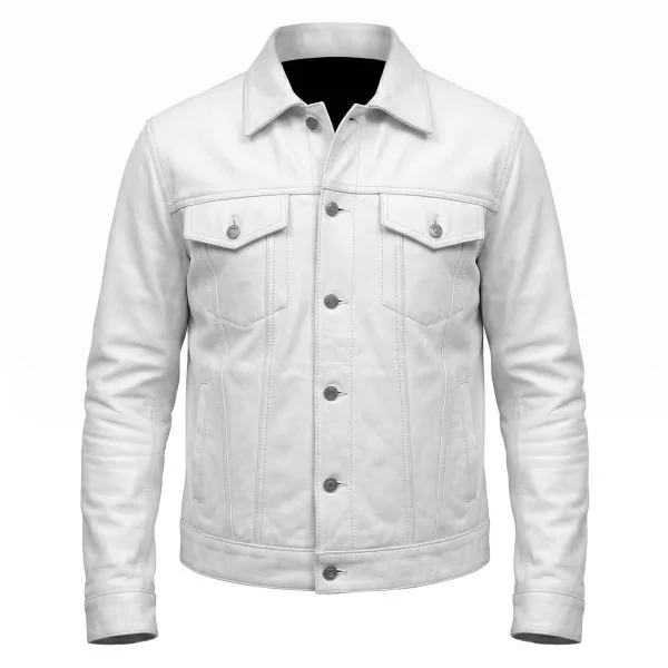 Once Upon a Time in Hollywood Cliff Booth Leather Jacket front view