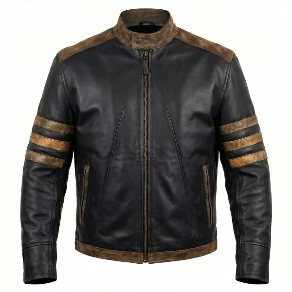Wolverine X-Men Black Leather Jacket | Leather Collection