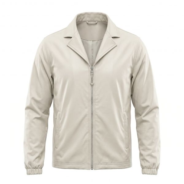 Charlie’s Angels White Leather Jacket front view