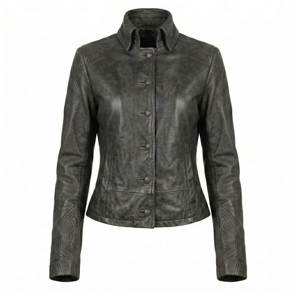Underworld Selene Black Leather Jacket front view