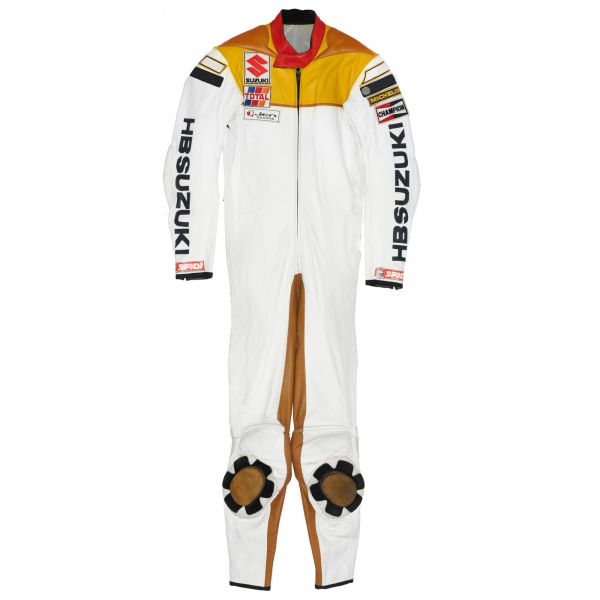 Franco Cochinini Suzuki GP 1982 Leather Suit Franco Uncini Suzuki