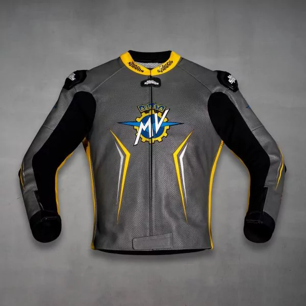 最新MVアグスタのグレーライディングジャケットを今すぐ購入！