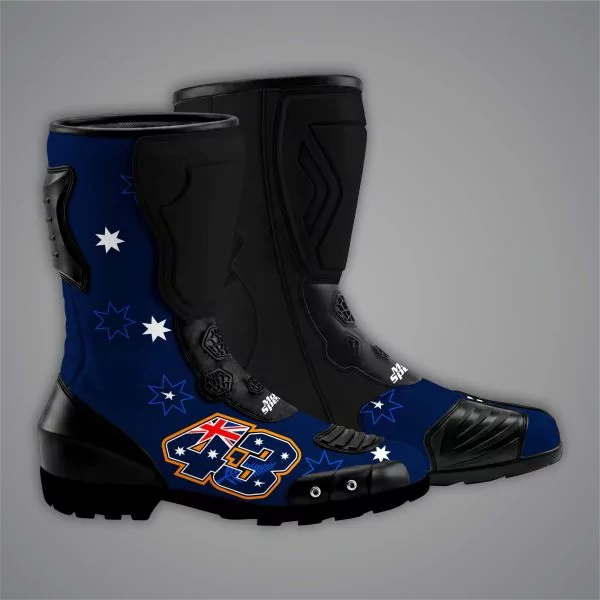 Blue Biker Boots Jack Miller MotoGP 2023