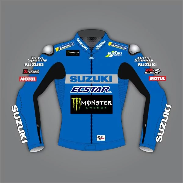 suzuki gsxr jacket blue